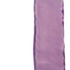 8 Inch Slim Stick with Balls Grape Ice Dildo