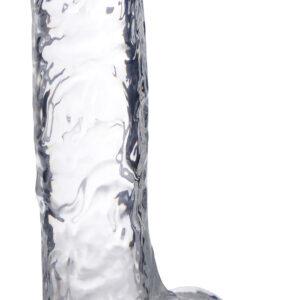Jock C-Thru Dildo with Balls - 9 Inch