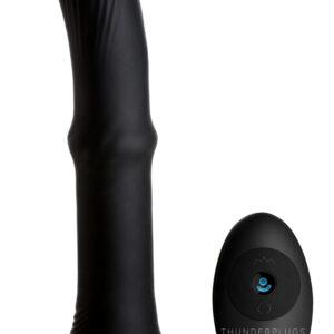 Sliding Shaft Silicone Anal Vibrating Plug